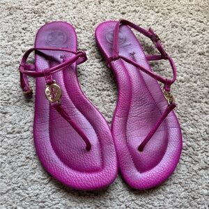 Tory Burch Women's Pink Sandals Size 8